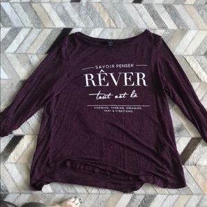 Super soft Purple Top